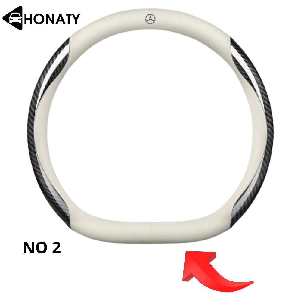 Cobertura do volante em pele personalizada