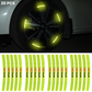Protetor de roda iluminado de 20 peças com logótipo